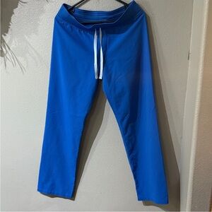 Figs Royal Blue Livingston scrub pants size S